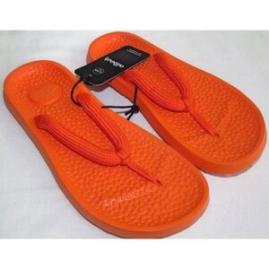 New Allbirds Orange Sugar Zeffer 2 Flip Flop Sandals Mens Size 6 Womens Size 8